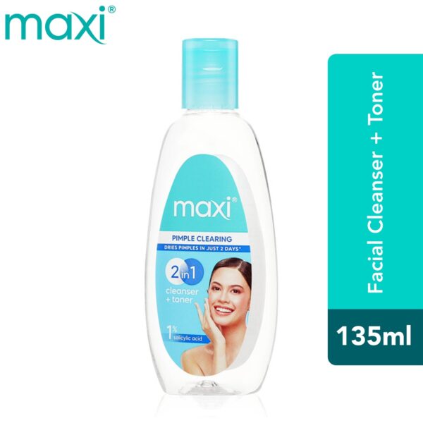 Maxi Pimple Clearing Cleanser + Toner - 135ml